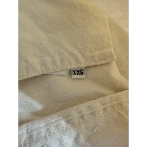 Jesse Kamm Women's Salt White High Rise Sailor Pants Size XXS - Picture 7 of 9